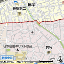 東京都世田谷区北沢5丁目37-18周辺の地図