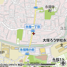 東京都杉並区永福1丁目20-12周辺の地図