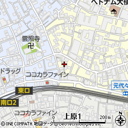 東京都渋谷区元代々木町16周辺の地図