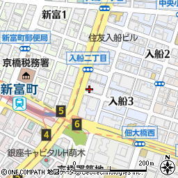 中銀京橋マンシオン周辺の地図