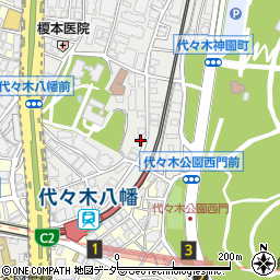 東京都渋谷区代々木5丁目37-9周辺の地図