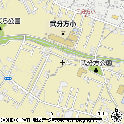東京都八王子市弐分方町558周辺の地図