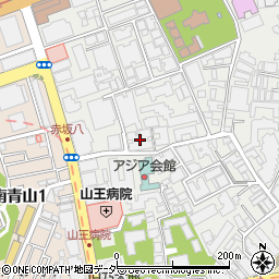 赤坂グランドハウス周辺の地図