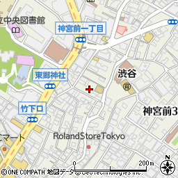 東京都渋谷区神宮前3丁目26周辺の地図