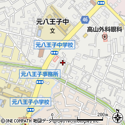 東京都八王子市大楽寺町429周辺の地図