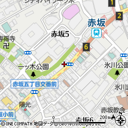 ＳＣビル赤坂周辺の地図