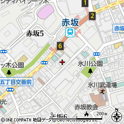 赤坂パークプラザ周辺の地図