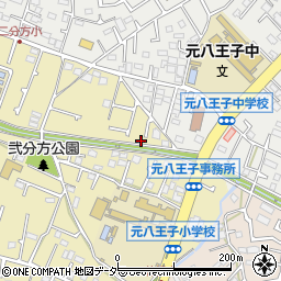東京都八王子市弐分方町817-8周辺の地図