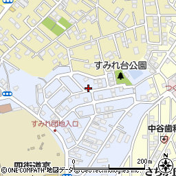 千葉県四街道市鹿渡876-5周辺の地図