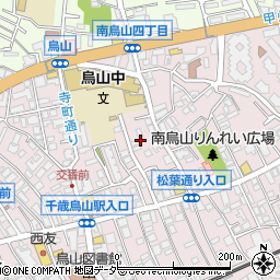 東京都世田谷区南烏山4丁目18周辺の地図