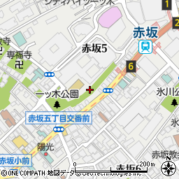 赤坂うまや周辺の地図