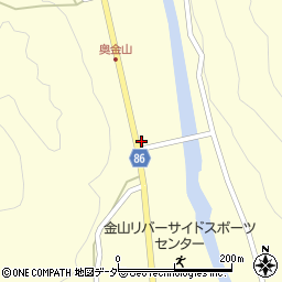 岐阜県下呂市金山町金山691-3周辺の地図