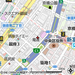 BONGEN COFFEE TOKYO GINZA周辺の地図