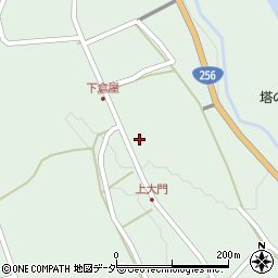 岐阜県中津川市付知町上大門2102周辺の地図