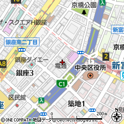 東京都中央区銀座2丁目16-2周辺の地図