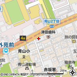 青山Fusion　Clinic周辺の地図
