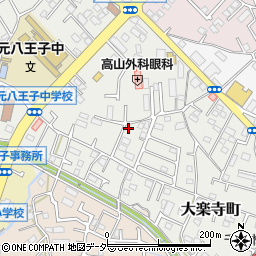 東京都八王子市大楽寺町467周辺の地図