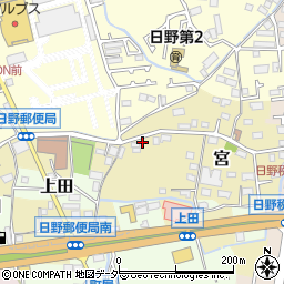 東京都日野市宮271周辺の地図