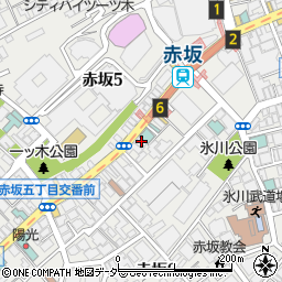 赤坂ストリートビルディング周辺の地図