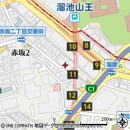 東京都港区赤坂2丁目9-11周辺の地図