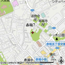 東京都港区赤坂7丁目周辺の地図