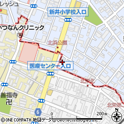 千葉県市川市新井3丁目24周辺の地図