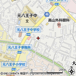 東京都八王子市大楽寺町475周辺の地図