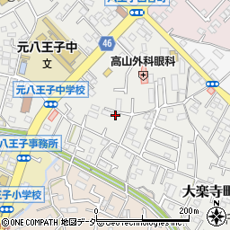 東京都八王子市大楽寺町470周辺の地図