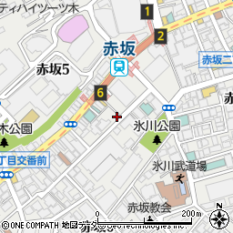室町砂場赤坂店周辺の地図