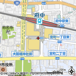株式会社ミニミニ城西　府中店周辺の地図
