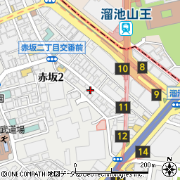 東京都港区赤坂2丁目12-9周辺の地図