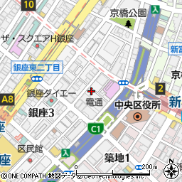 東京都中央区銀座2丁目16-16周辺の地図