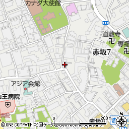 東京都港区赤坂7丁目5-39周辺の地図