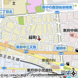 中信電機府中営業所周辺の地図