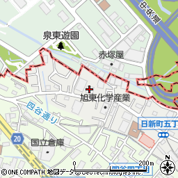 山宗株式会社西東京営業所周辺の地図