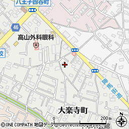 東京都八王子市大楽寺町522周辺の地図
