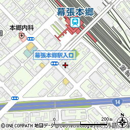 薬ヒグチ幕張店周辺の地図