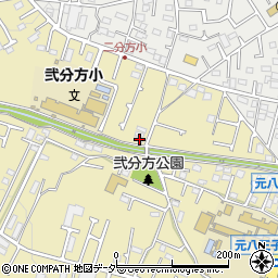 東京都八王子市弐分方町530周辺の地図