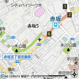 鮨 葵 赤坂周辺の地図