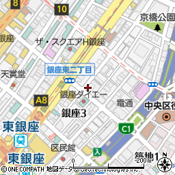 東京都中央区銀座2丁目13-13周辺の地図