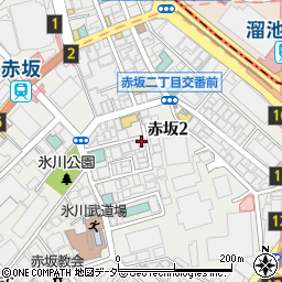 赤坂片山ビル周辺の地図