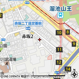 東京都港区赤坂2丁目12-28周辺の地図