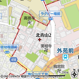 リパーク北青山２丁目第３駐車場周辺の地図