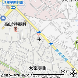 東京都八王子市大楽寺町512周辺の地図