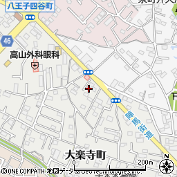 東京都八王子市大楽寺町512周辺の地図