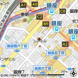 ＰＥＥＫ‐Ａ‐ＢＯＯ銀座並木通り店周辺の地図