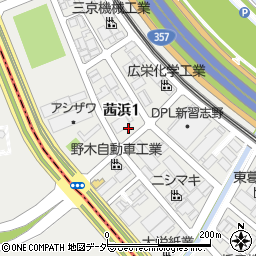 株式会社あじかん　千葉営業所周辺の地図