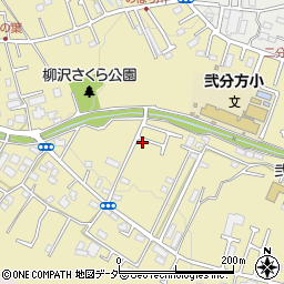 東京都八王子市弐分方町545-17周辺の地図