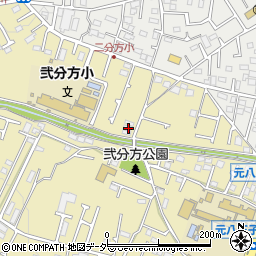 東京都八王子市弐分方町530-5周辺の地図