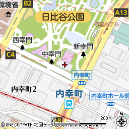 東京都千代田区日比谷公園1-3周辺の地図
